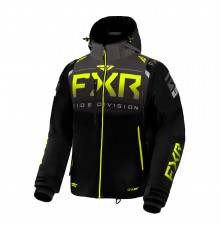 Куртка FXR Helium X с утеплителем Black/Char/Hi Vis, M