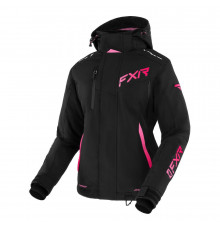 Куртка FXR Edge с утеплителем Black/E Pink-Raspberry Fade, 12