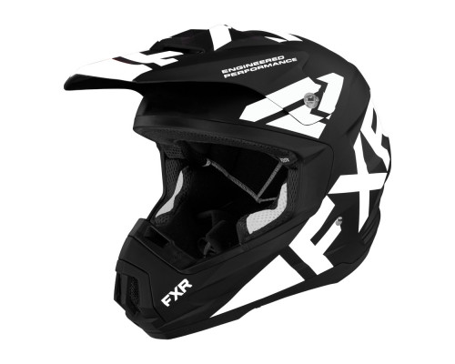 Шлем FXR Torque Team Black/White, 2XL