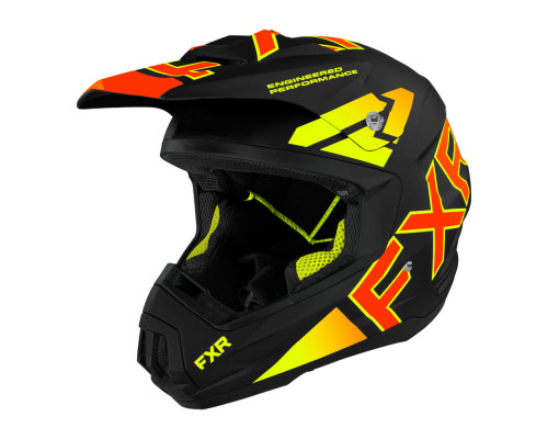 Шлем FXR Torque Team Black/Inferno, XL