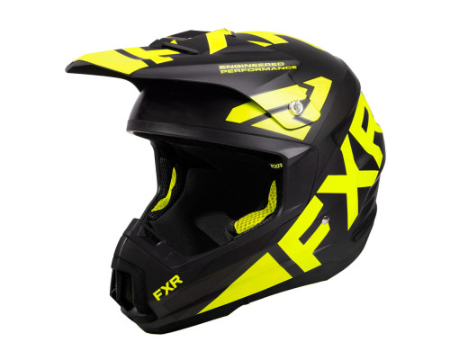 Шлем FXR Torque Team Black/Hi Vis, S