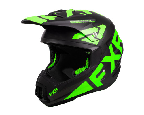 Шлем FXR Torque Team Black/Lime, M