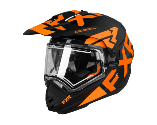 Шлем FXR Torque X Team с подогревом Blk/Orange, M