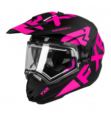 Шлем FXR Torque X Team с подогревом Blk/Pink, XS