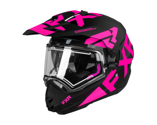 Шлем FXR Torque X Team с подогревом Blk/Pink, XS