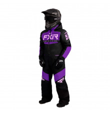 Комбинезон FXR Helium с утеплителем Black/Purple/Lilac, 8