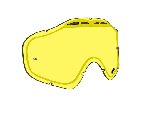 Линза 509 Sinister X5 Tear Off без подогрева Yellow Tint