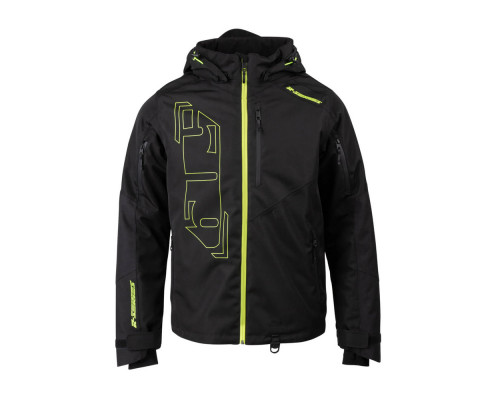 Куртка 509 R-200 с утеплителем Black with Lime, LG