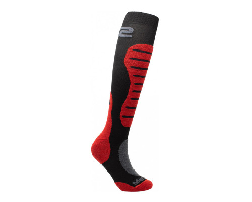 Носки SIXS MOT S MERINOS WOOL Red/Black, 35/38, Артикул: MOTM-35NE-RO