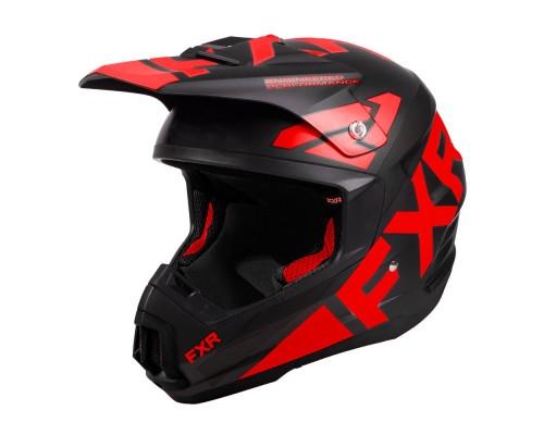 Шлем FXR Torque Team Black/Red, 2XL