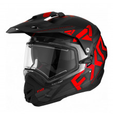 Шлем FXR TORQUE X TEAM W/ E SHIELD & SUN SHADE с подогревом Black/Red, S