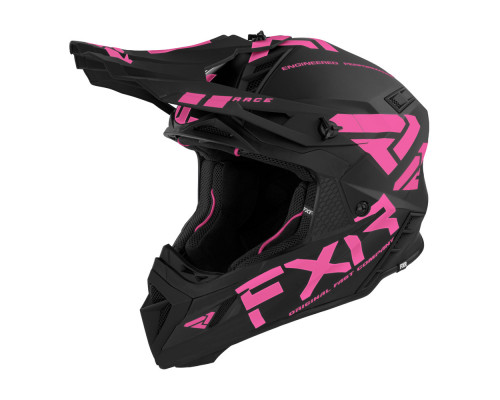 Шлем FXR Helium Race Div Black/Elec Pink, S