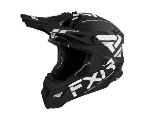 Шлем FXR Helium Race Div Black/White, L