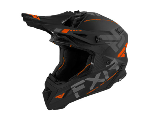 Шлем FXR Helium Race Div Black/Orange, L