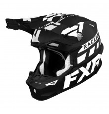 Шлем FXR Blade Race Div Black/White, 2XL