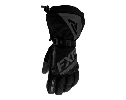 Перчатки FXR Fusion с утеплителем Black/Charcoal, S