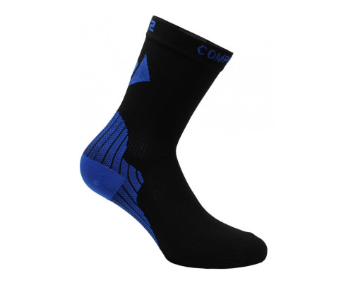 Носки компрессионные SIXS ACTIVE Black/Blue, M, Артикул: ACSO-II-NEAZ