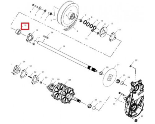 SM-03149 Комплект Подшипников Для Polaris 5020588, 3514526, 3514525, 5410613, 3610030, 3514309, 7718406