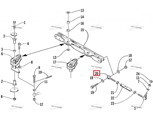 08-112-02 SPI Рулевой Наконечник Для Arctic Cat 0605-202