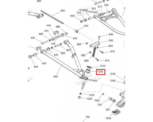 SM-08506 SPI Шаровая Опора Нижнего Рычага Для Ski Doo Gen4 505074133