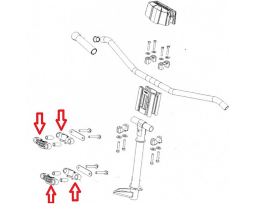 SM-08750 SPI Жесткое Крепление Рулевой Колонки Для Polaris 5438492