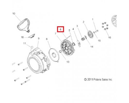 3040169 Веревка Стартера Для Polaris
