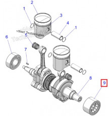 3515157 Подшипник Коленвала Для Polaris 3515054