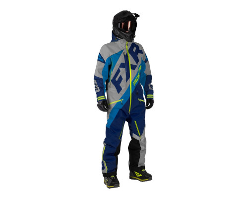 Комбинезон с утеплителем FXR CX Lt Grey/Navy/Blue/Hi-Vis 202807-0545 