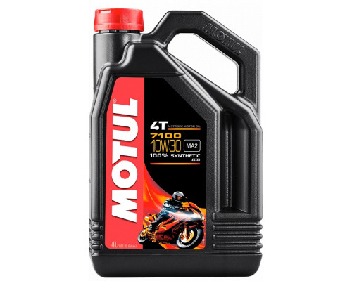 104090 MOTUL Моторное масло 7100 4тактное SAE 10W-30 4 литра