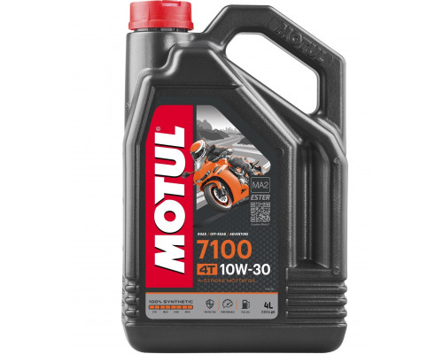 104090 MOTUL Моторное масло 7100 4тактное SAE 10W-30 4 литра