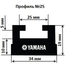 25-4311-3-01-01 GARLAND Склиз Черный Для Yamaha SMA-8FT92-00-BK, 8FT-47421-00-00, 8FU-47421-00-00, 8GC-47421-00-00, 8GL-47421-00-00, 8HG-47421-00-00