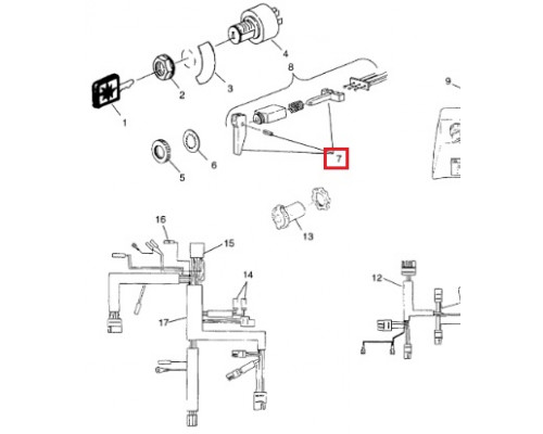05-146-07 SPI Курок Подсоса Карбюратора MIKUNI Для Polaris 2200189
