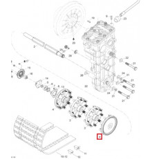 415067400 Шестерня Вала Привода Гусеницы Для Ski Doo