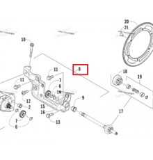 0745-361 Кронштейн Электростартера Для Arctic Cat