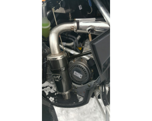 132-127 Карбоновый Глушитель Straightline Для Polaris Axys 800