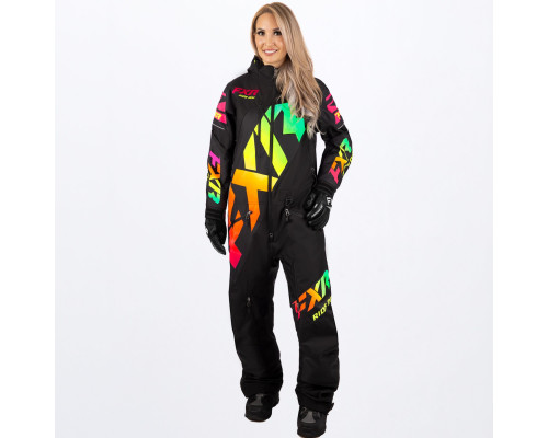 Комбинезон Женский FXR CX без утеплителя Black/Sherbert 222926-1074 (2)