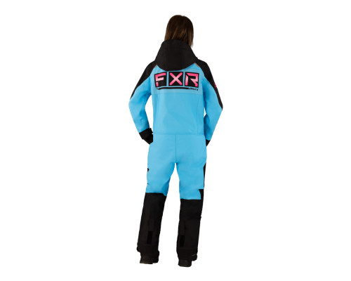 Комбинезон Женский FXR Recruit без утеплителя Black/Sky Blue/E.Pink 232912-1053 (4)