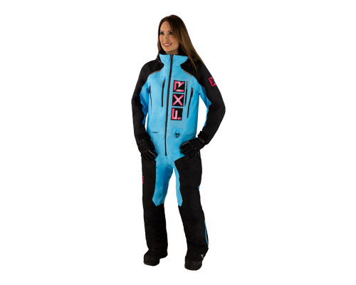 Комбинезон Женский FXR Recruit без утеплителя Black/Sky Blue/E.Pink 232912-1053 (4)