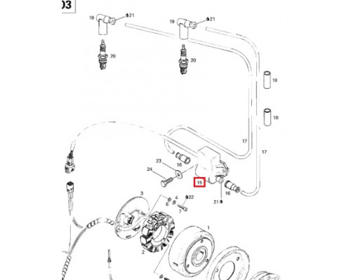 01-143-45 SPI Катушка Зажигания Для Ski Doo 420965757