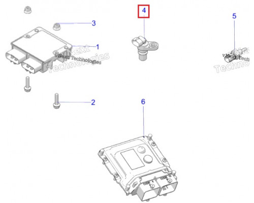AT-01539 SPI Датчик Скорости Для Polaris 3234299, 3234508, 4012167, 4013908