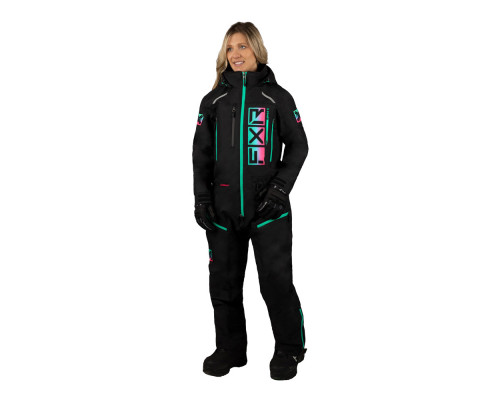 Комбинезон Женский FXR Recruit без утеплителя Black/Mint/E.Pink 232912-1052 (2)
