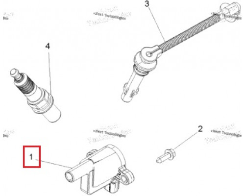 AT-01901 SPI Катушка Зажигания Для Polaris 4011482, 4011834, 4015072