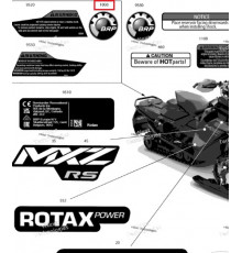 704909038 Эмблема Логотипа BRP 20 ММ Для Ski Doo 219902677, 516006224, 704904616