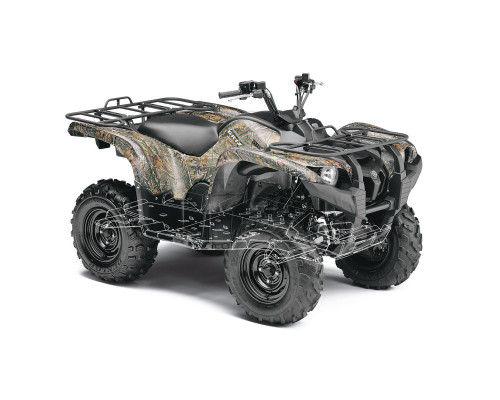 KTZ Защита Днища Для Yamaha Grizzly 700 (2016+)