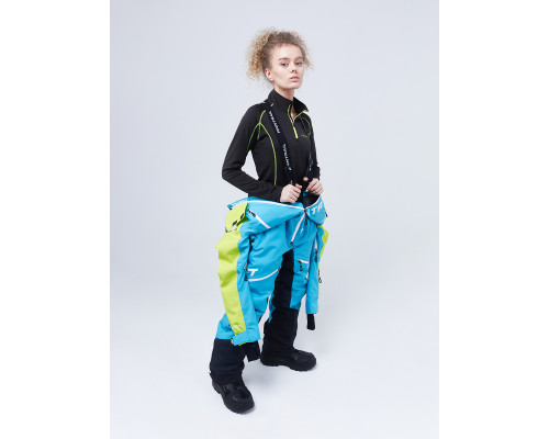 Комбинезон с утеплителем Женский Finntrail Rachel Blue Lime 3851 размер S