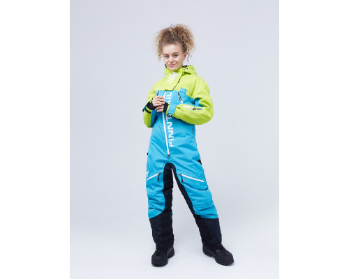 Комбинезон с утеплителем Женский Finntrail Rachel Blue Lime 3851 размер S