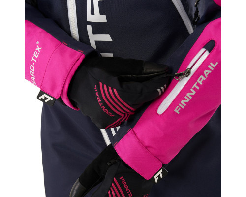 Комбинезон с утеплителем Женский Finntrail Rachel Dark Grey Pink 3851 размер XXS