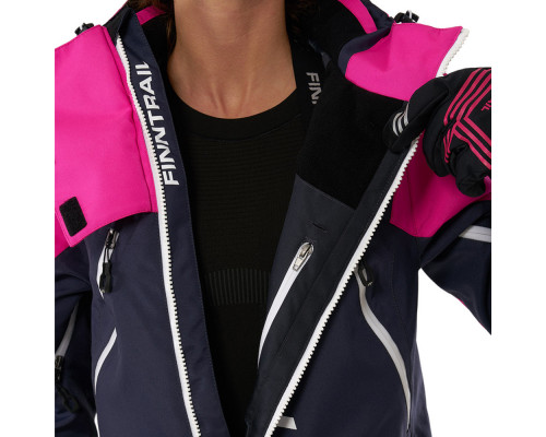 Комбинезон с утеплителем Женский Finntrail Rachel Dark Grey Pink 3851 размер XXS