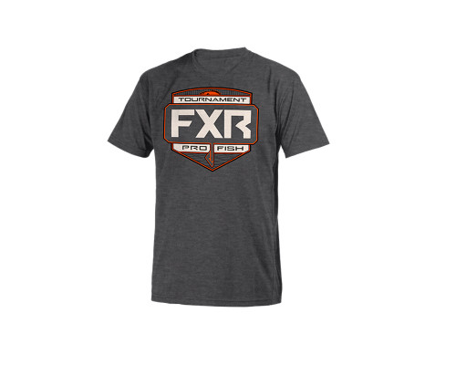 Футболка FXR TOURNAMENT Char/Heather/Orange 2XL