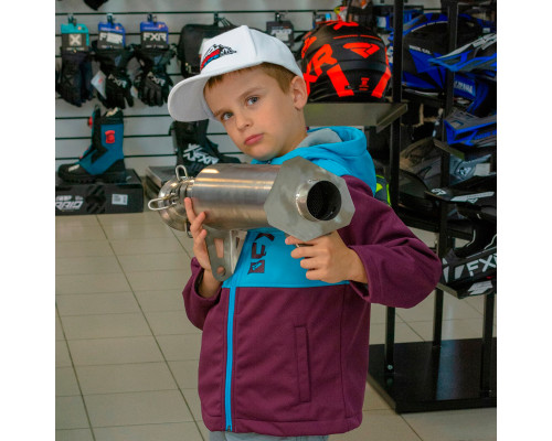Детская толстовка FXR Helium Softshell Plum/Sky Blue 201520-8253 